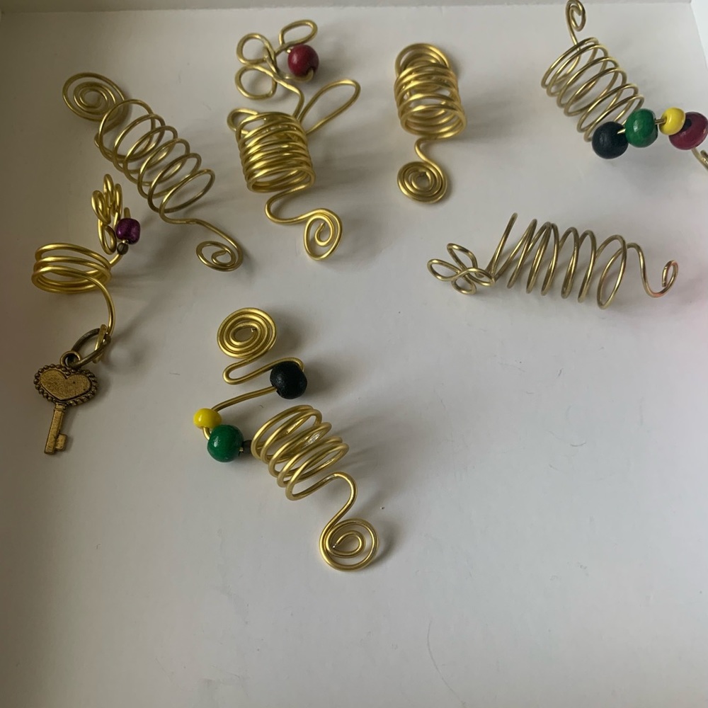 Locs and Braided hair jewelry